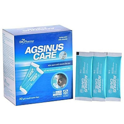 [CẬN DATE GIẢM 50%]Bộ bình rửa và muối Nano Bạc chăm sóc mũi xoang Agsinus Care