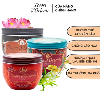 Kem dưỡng thể hương nước hoa Thanh Long Tesori d