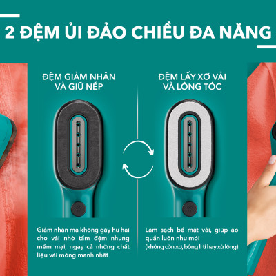 [SẢN PHẨM MỚI] Bàn ủi hơi nước cầm tay Tefal Pure Pop - [Hàng chính hãng]
