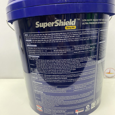 Sơn nước siêu cao cấp Toa SuperShield ngoại thất màu xanh 7506 _15L