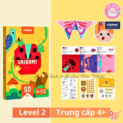 Đồ Chơi Gấp Giấy Thủ Công Origami Mideer - Cho Bé Từ 3 Tuổi Luyện Tay Khéo Léo