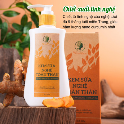 Bộ đánh bay thâm rạn, dưỡng trắng toàn thân Wonmom ( 1 Dầu rạn + 1 Kem sữa nghệ toàn thân )