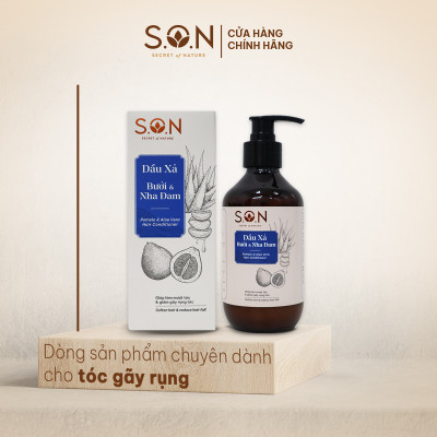 Dầu xả bưởi & nha đam S.O.N dưỡng tóc suông mượt, giảm gãy rụng