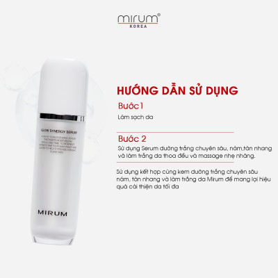Tinh Chất dưỡng trắng da #Nám, #Tàn_Nhang & Làm_Trắng Da Mirum 45ml – Mirum Glow Synergy Serum