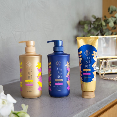 Dầu Xả Phục Hồi Hư Tổn Dành Cho Tóc Nhuộm Kracie Ichikami Damage Repair & Color Care Conditioner (Chai 480ML)