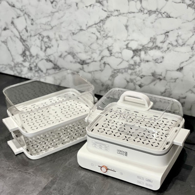 Nồi hấp điện đa năng LEBENLANG LBEL5031 nồi hấp 3 tầng, siêu tiện lợi, dung tích 18L, công suất 900W - hàng chính hãng