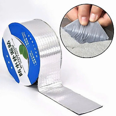 COMBO 2 CUỘN Băng Keo Chống Thấm, Chống Dột Dán Siêu Dính Trên Mọi Bề Mặt, Dán Mái Tôn, Dán Tường, Dán Ống Nước 5m x 5cm