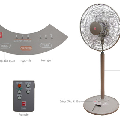 Quạt Lửng KDK N30NH(BR)- Đồng - Hàng chính hãng