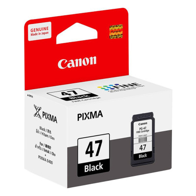 Mực In Canon PG-47 Cho Máy In Canon Pixma E400, E410, E460, E480 - Hàng Chính Hãng