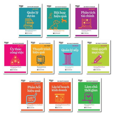 Bộ 20 Minute Manager - HBR 20 Phút (Combo 10 Cuốn) - Bản Quyền