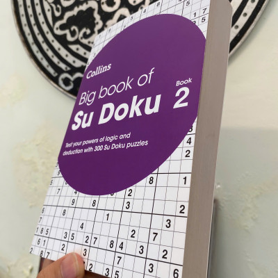 Sách - Big Book of Su Doku Book 2 by Collins | Test Powers of Logic with Su Doku Puzzles