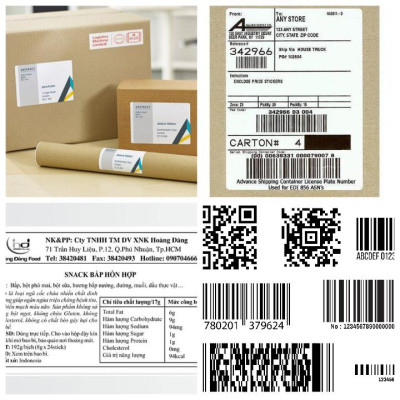 Giấy In Nhãn Liên Tục Brother DK-22212 (62mm X 15.24m) Nhãn Film Chống Nước - Hàng Chính Hãng