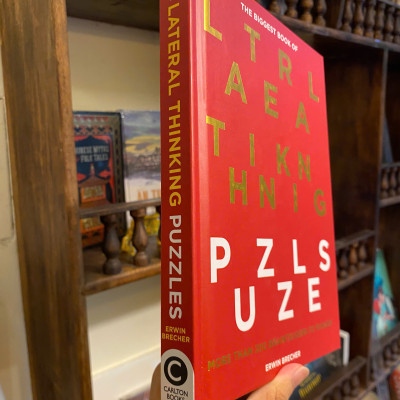 Sách - The Biggest Book of Lateral Thinking Puzzles: 100+ Brainteasers to Ponder by Erwin Brecher