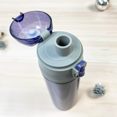 Bình giữ nhiệt LocknLock LHC6800FU, 500ml ,nút bấm tiện lợi, coating phủ đồng - Hàng chính hãng