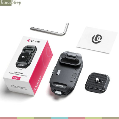 Ulanzi UKA07 - Bộ Kẹp Balo Máy Ảnh GoPro Tháo Nhanh, Bền Nhẹ 94g, Chịu Tải 10kg, Tương Thích Uka & F38 - Hàng Chính Hãng