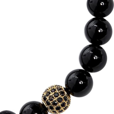 Vòng Tay Đá Obsidian Mix Charm Ngọc Quý Gemstones VT46