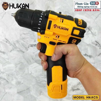Máy Khoan Dùng Pin 16.8V Hukan HK-XC5 Không Chổi Than - Tặng Bộ Phụ Kiện 24 Chi Tiết Phụ Kiện Đi Kèm chính hãng