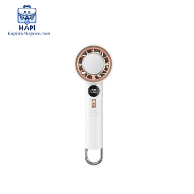 Quạt cầm tay mini hàng chính hãng WiWU Cooling High Speed Fan Wi-FS016: Thiết kế sang trọng, có sò lạnh, tốc độ gió cao