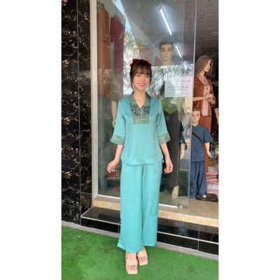 ĐỒ LAM ĐI CHÙA Mẫu Lụa - Tơ phối Gấm Cao Cấp