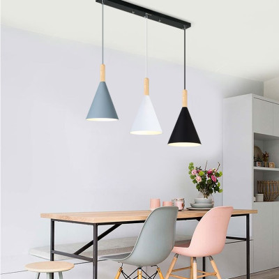 Bộ đèn thả HINN trang trí cao cấp kèm bóng LED chuyên dụng và đế ốp trần