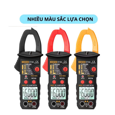 ANENG ST184 Ampe Kìm Kỹ Thuật Số Auto-Ranging (Tự Động Đo), Vạn Năng Kế True-RMS, Dụng Cụ Đo Điện Chuyên Dụng, hàng nhập khẩu