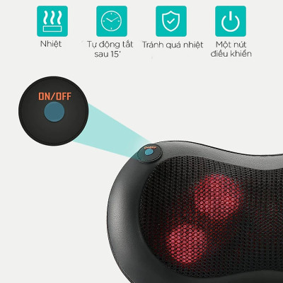 Gối massage không dây Kachi dòng cao cấp MK343 pin 2000mAh