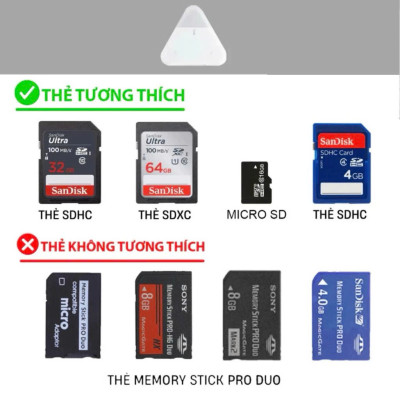 Đầu đọc thẻ nhớ SD, TF ( Micro SD ) đa năng 3in1 dùng cho iPhone, iPad, điện thoại Android, máy tính, PC, laptop - Hàng Chính Hãng