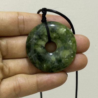 Vòng cổ đồng điếu ngọc thật có dây đeo size nhiều size nhiều màu ngọc thật của Việt Nam