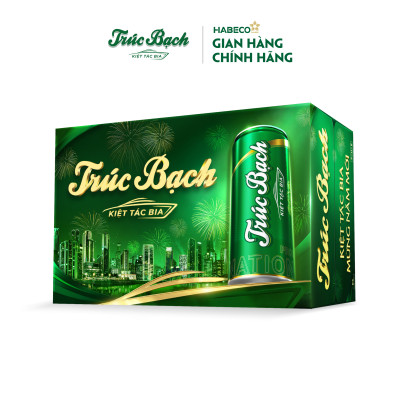 Combo 2 Thùng Bia Trúc Bạch - Thùng 24 lon 330ml - Phiên bản Tết 2026