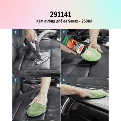 Kem dưỡng ghế da Sonax Leather Care 291141 mẫu 2020 250ml