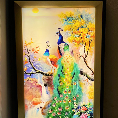 Đèn tranh LED nghệ thuật TR-04 độc đáo, tinh tế - 3 chế độ ánh sáng