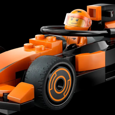 Đồ Chơi Lắp Ráp Lắp Ráp Xe Đua F1 - F1 Driver With McLaren Race Car - Lego City 60442 (86 Mảnh Ghép)