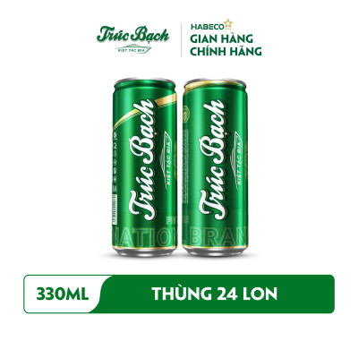 Combo 2 Thùng Bia Trúc Bạch - Thùng 24 lon 330ml - Phiên bản Tết 2026