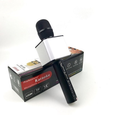 Loa Bluetooth Karaoke - Loa xách tay mini chất liệu nhựa cao cấp, công suất 6W và micro không dây - Hàng nhập khẩu