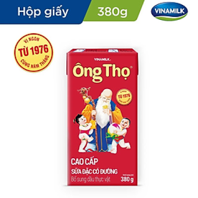 COMBO 24 HỘP SỮA ĐẶC CÓ ĐƯỜNG ÔNG THỌ ĐỎ - HỘP GIẤY 380G