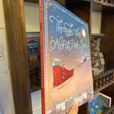 Sách - Through the North Pole Snow: A magical Christmas story by Polly Faber / English Children Book