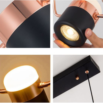 Đèn thả PESHO 3 bóng hiện đại trang trí nội thất cao cấp, sang trọng.