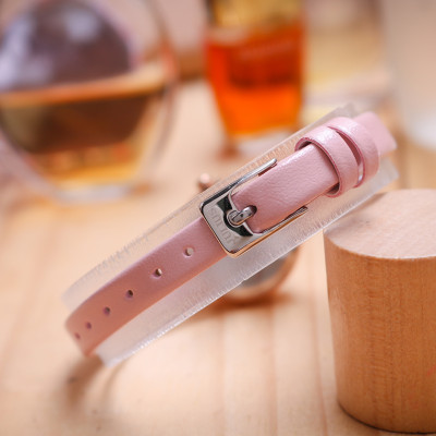 Đồng Hồ Nữ Julius Hàn Quốc JA979C Dây Da Cá TÍnh Màu Hồng