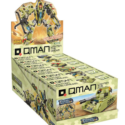 Đồ Chơi Xếp Hình, Lắp Ráp Qman 41108 - Biệt Đội Quân Sự