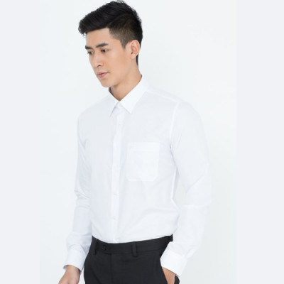 Áo sơ mi trắng Nano dài tay Novelty Classic 04