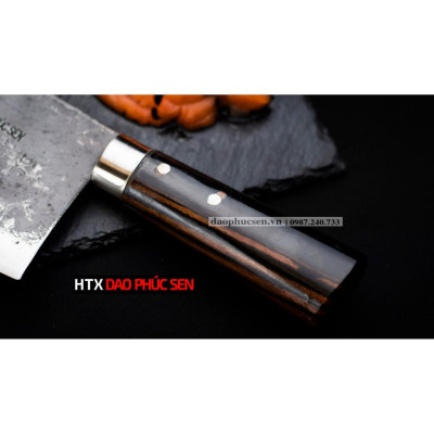 Da0 Phúc Sen - Dao chặt gà mới cán mun