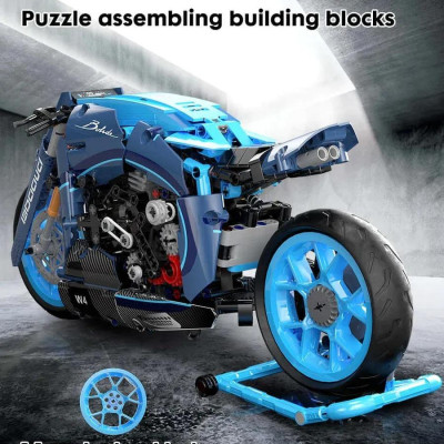 Đồ Chơi Lắp Ráp Xe Mô Tô Bugatti Diavel - Kbox TP 4688-10217 (986 Chi Tiết)