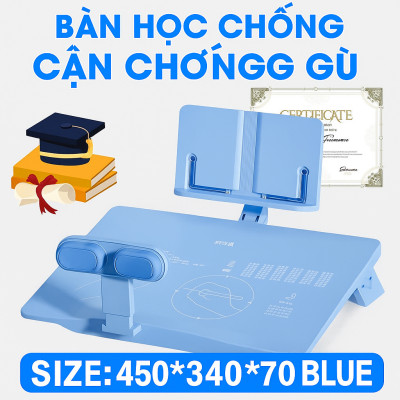 Bàn Học Thông Minh Chống Gù, Chống Cận, Chống Ngủ Gật – Ngăn Ngừa Cận Thị, Gù Lưng Hiệu Quả