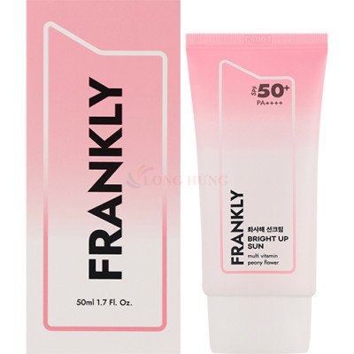 Kem chống nắng nâng tông kiềm dầu Frankly Bright Up Sunscreen SPF 50+ PA++++ (50ml) - Hàng chính hãng