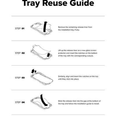 [Combo 2] Dán cường lực chống nhìn trộm cho iPhone 17 Pro Max / 17 Pro / 17 / Air RINGKE Easy Slide Privacy Tempered Glass - Hàng Chính Hãng