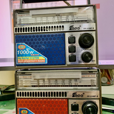 ĐÀI Radio Pp-310BT-Nhật Bản-chạy Năng lượng mặt trời-quà tặng cho người thân-Hàng Chính Hãng