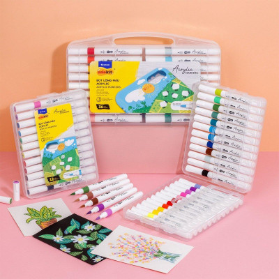 Hộp 36 Bút Lông Màu Acrylic Markers 1 Đầu - Colokit ACM-C005