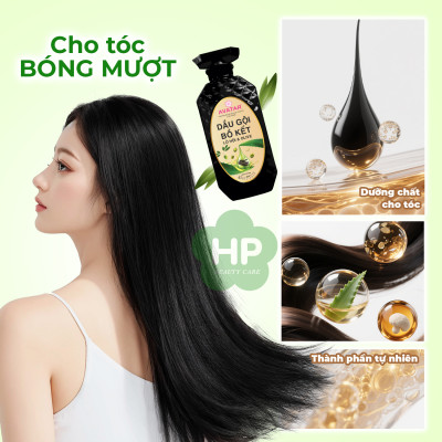 Dầu Gội Và Dầu Xả Phục Hồi Tóc Suôn Mượt Avatar Bồ Kết Lô Hội Và Olive 600mL