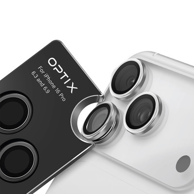 Kính Bảo Vệ Lens Camera Cho iPhone 17/ 17 Air UNIQ OPTIX ALUGUARD Khung Hợp Kim Nhôm Kính Cường Lực 9H Hàng Chính Hãng