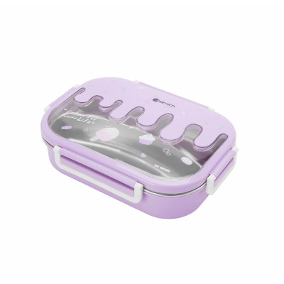 Hộp cơm trẻ em inox 304 Elmich Baby Care EL-0009N3 EL-0009N4, Hàng chính hãng, 650ml-1L, khay chia ngăn - JoyMall